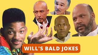 Will Smith HUMILIATING Bald People With Alopecia: Fresh Prince of Bel Air Bald Jokes - Oscars Slap