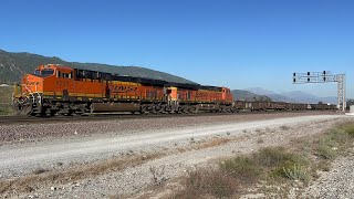 Battle Of Mega Monster Manifest Trains! UP vs BNSF Go Head To Head! Amazing Display Of Power! 4KHDR
