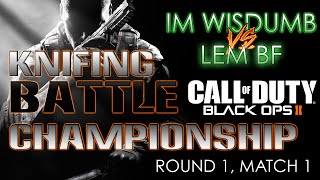 Knifing Battle Championship: Lem BF VS ImWisdumb - Round 1,Match1 - #KBC2015 screenshot 4