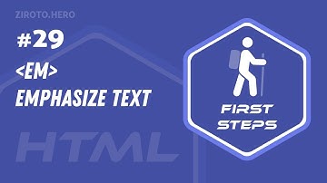 HTML Basics in Darija Arabic #29 Emphasize Text (em)
