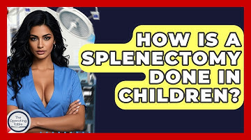 How Is A Splenectomy Done In Children? - The Operating Table