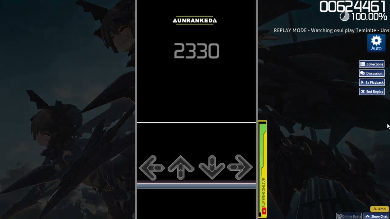 osu!mania 4K | Teminite - Unstoppable (EX-Dust) [Insane]