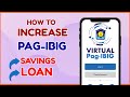 How to Increase Pag-Ibig Contribution Savings Loan for Employees?