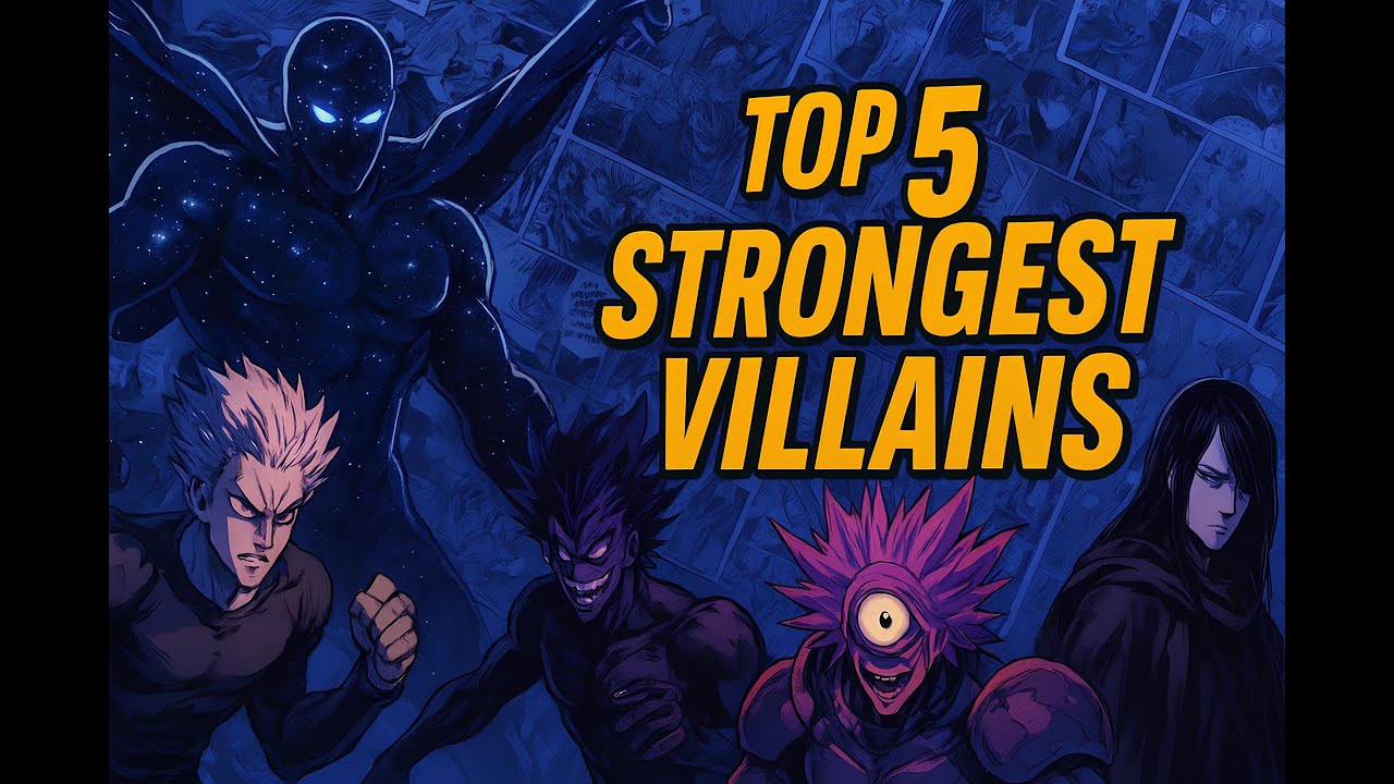 The 5 Strongest Villains in One Punch Man Universe YouTube