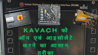 KAVACH System ON & Isolate Process |Easy way to turn on Kavach System 🚂| screenshot 1