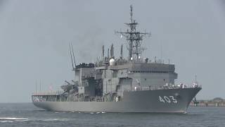 M170716A 海上自衛隊 潜水艦救難艦『ちはや』 姫路港入港