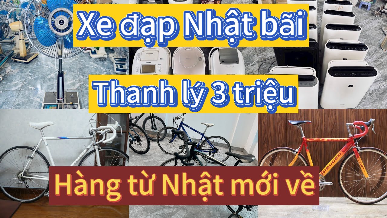 Thanh lý xe đạp thể thao Nhật bãi giá chỉ từ 3 triệu- Xe đạp carbon Đức lướt Nhật- phụ kiện xe đạp