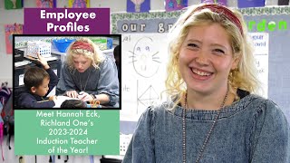 Employee Profiles: Hannah Eck, 2023-2024 Induction Teacher of the Year