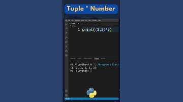 What Happens When We Multiply Tuple with a Number in Python ? Python Interview Question | #shorts