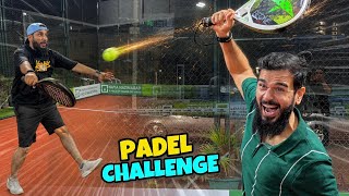 Padel challenge with friends gone crazy 😂