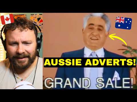 Canadian Reacts to Classic Australian Adverts...