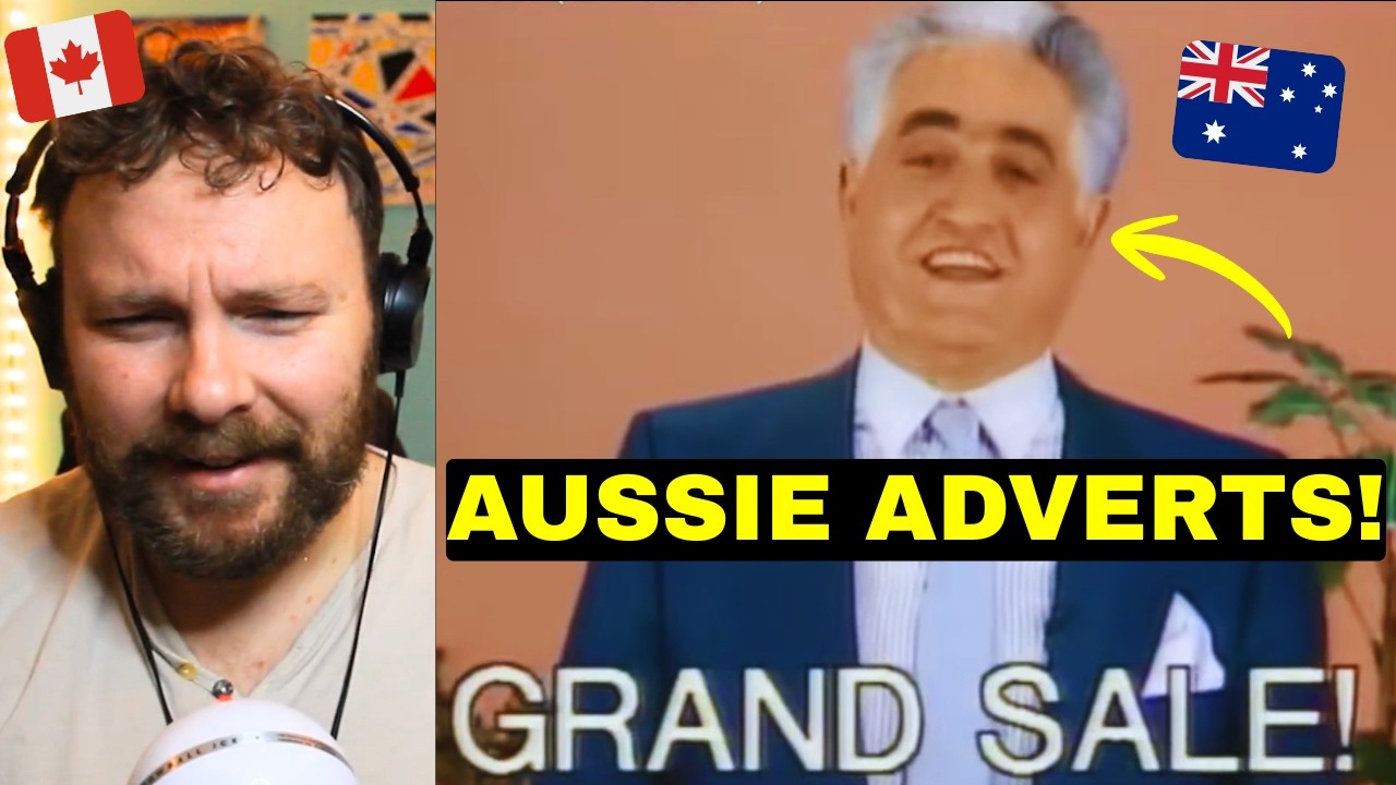 Canadian Reacts to Classic Australian Adverts...