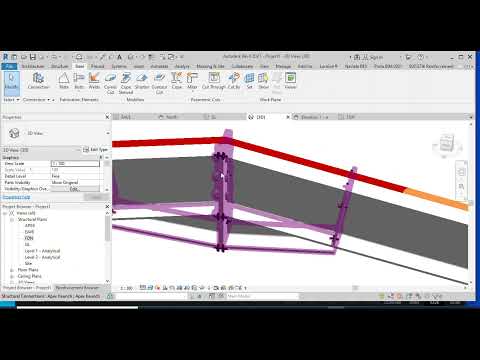 Steel Portal Frame Design In Revit, STEP BY STEP Full tutorial, (Explained in 45 minutes)