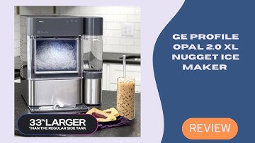 GE Profile Opal 2.0 XL Nugget Ice Maker | 1-Gallon Tank, Smart WiFi, 38 lbs/Day Pellet Ice Machine