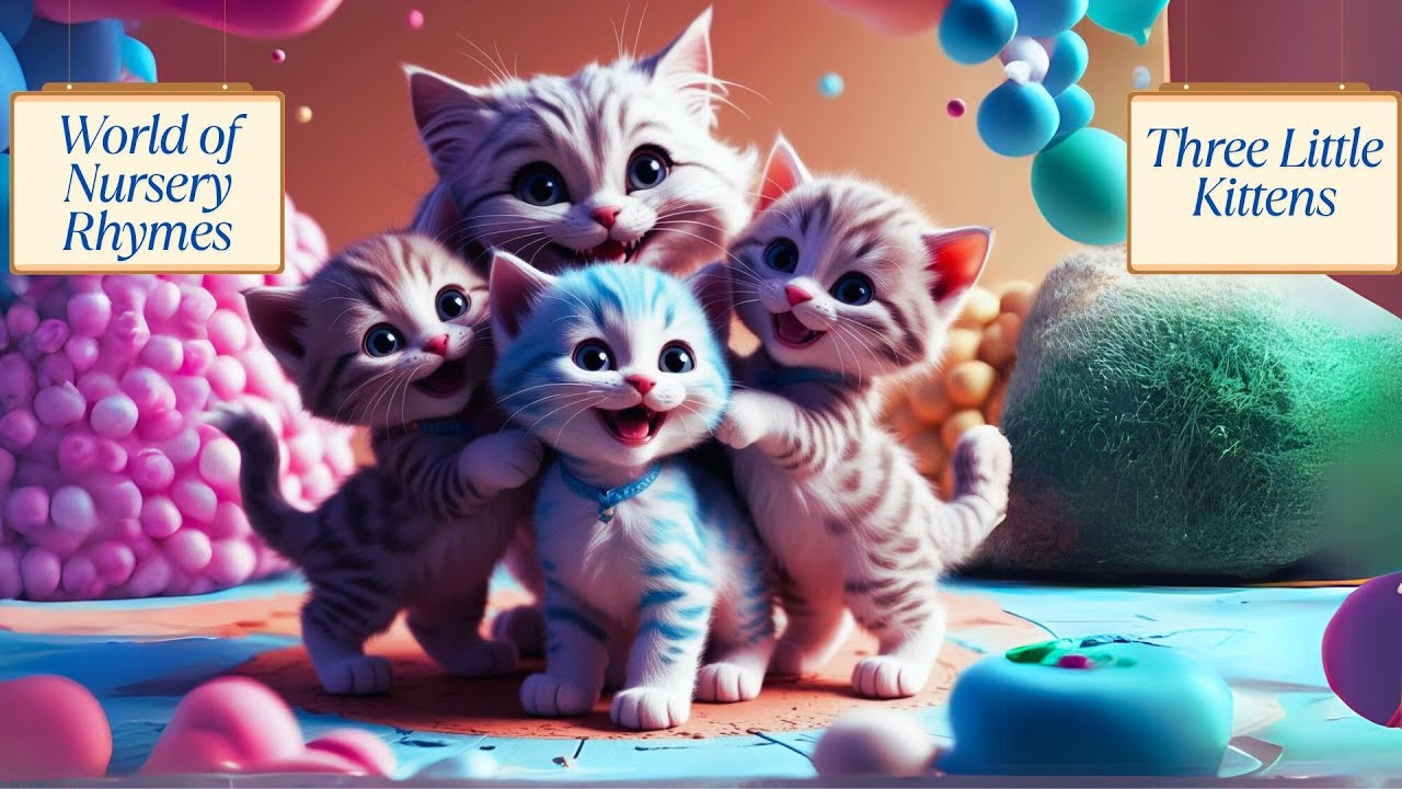 Three Little Kittens | Children's Songs & Nursery Rhymes - YouTube