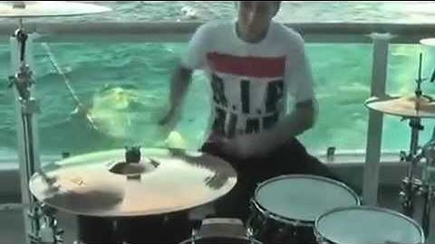 Travis Barker Drum Solo Atlantic Ocean