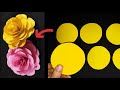 How to make paper flower | Rose flower making with paper | paper craft | paper flower | diy rose