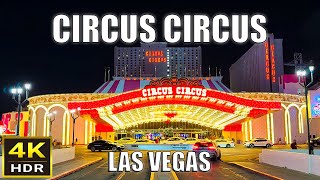 Circus Circus Las Vegas Walk - March 2024 - SpongeBob's Carnival Ride