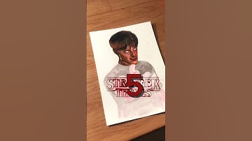 Strangerthings 5 🔥☠️ #art #strangerthings #shorts