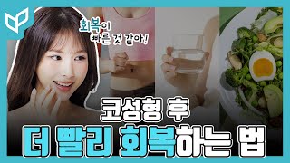 코성형 후 회복 기간을 단축하기 위한 관리 방법