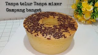 Bolu tanpa telur & tanpa mixer