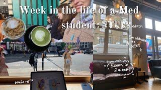 Trying to survive exam season….. a week in the life of a med student