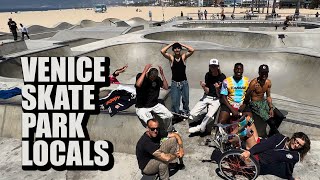 THE VENICE SKATE PARK LOCAL SKATERS Feat. ANDY ANDERSON & FRIENDS !!! @NkaVidsSkateboarding