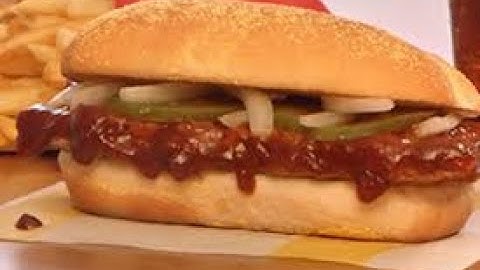 Zach Cooks Food: McRib Taste Test
