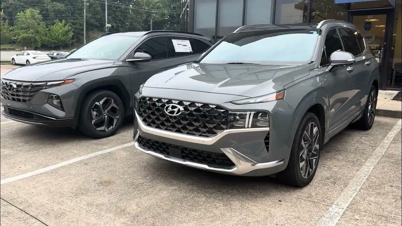 Hampton Gray 2024 Hyundai Tucson Limited vs 2023 Hyundai Santa Fe