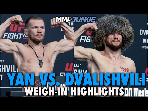 Petr Yan, Merab Dvalishvili Make Weight For UFC Fight Night 211 Headliner