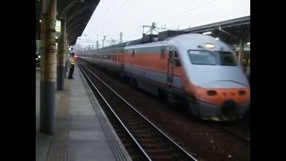 125次自強號台南站停車(3187次區間車待避)+3184次區間車開車