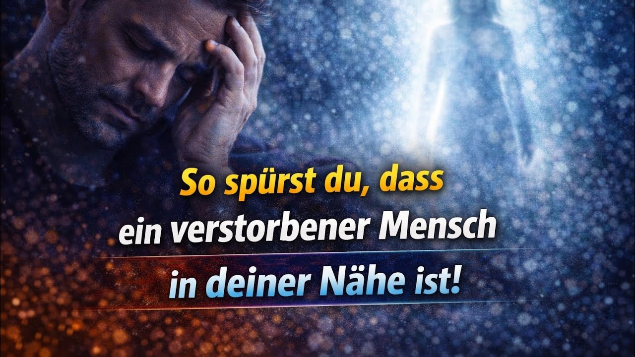 So spürst du, dass ein verstorbener Mensch in deiner Nähe ist!