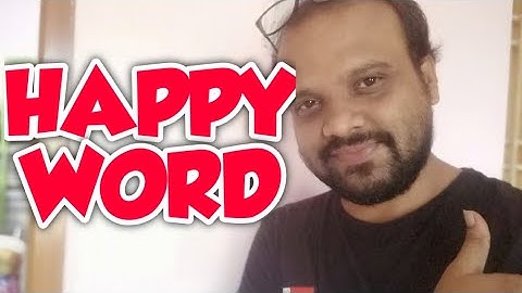 Happy word 😊