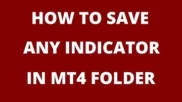 How To Save Downloaded Forex Indicator Into MT4 Folder || How to Edit Forex Indicator In MT4