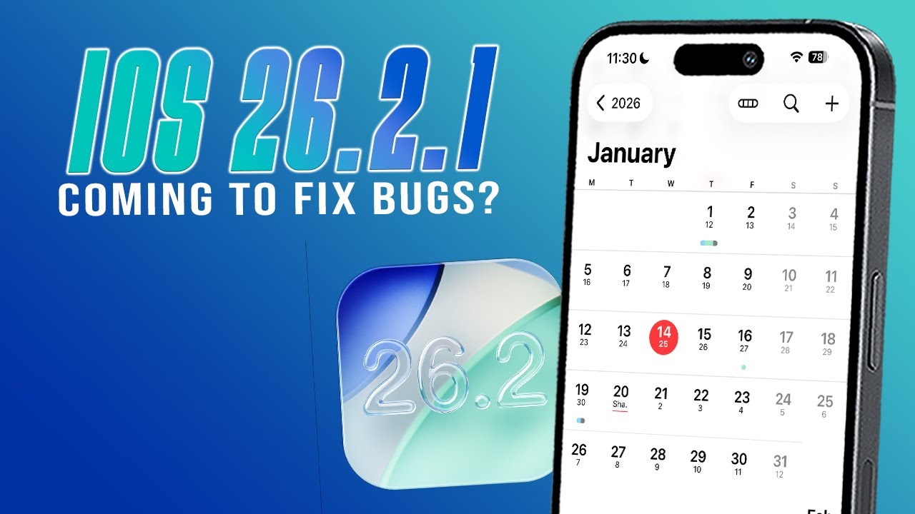 iOS 26.2.1 ПОДТВЕРЖДЕНО — Скоро будут исправлены ОШИБКИ