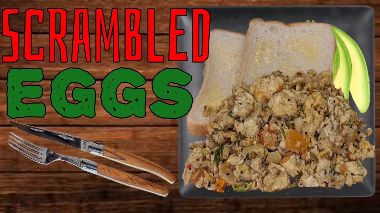 Scrambled Eggs Our Three Jamaican Minichefs YouTube