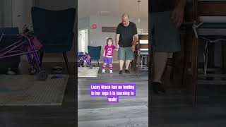 A walking miracle! #overcome #Spinabifida #Specialneeds #Walk