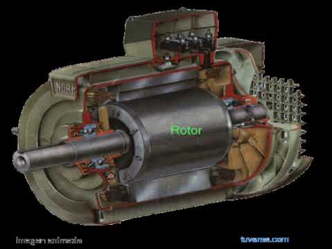 Descripcion de un motor trifasico asíncrono