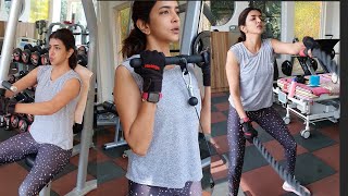Actress Lakshmi Manchu Gym Workout At Home Tfpc