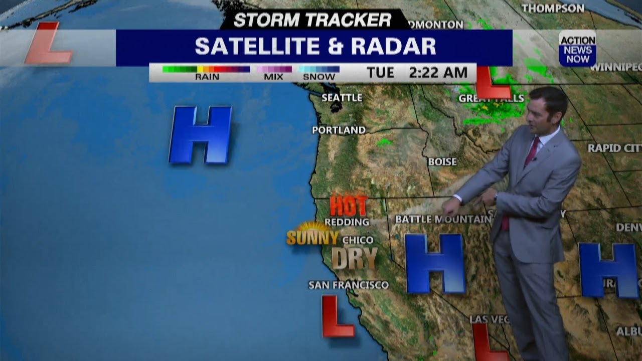 Storm Tracker Forecast: Bright & toasty conditions persisting - YouTube