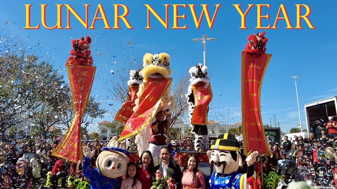 Lunar New Year 2026: Lion Dance with HIGH POLE CLIMB by Soaring Phoenix | Chinatown, Houston | 4K