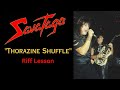 Savatage Thorazine Shuffle Riff Lesson