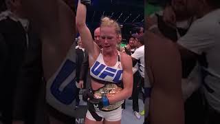 Holly Holm Comforts Ronda Rousey after devastating loss