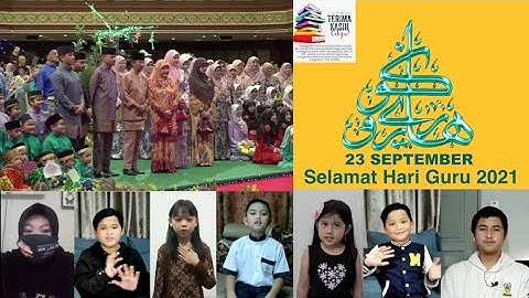 GREETING Hari Guru #23September#HariGuru#BruneiDarussalam #guru #viralvideo #music #klip #song