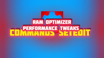 Ram Optimizer Performance Tweaks 🚀 Setedit Codes | Android without root ⚙️