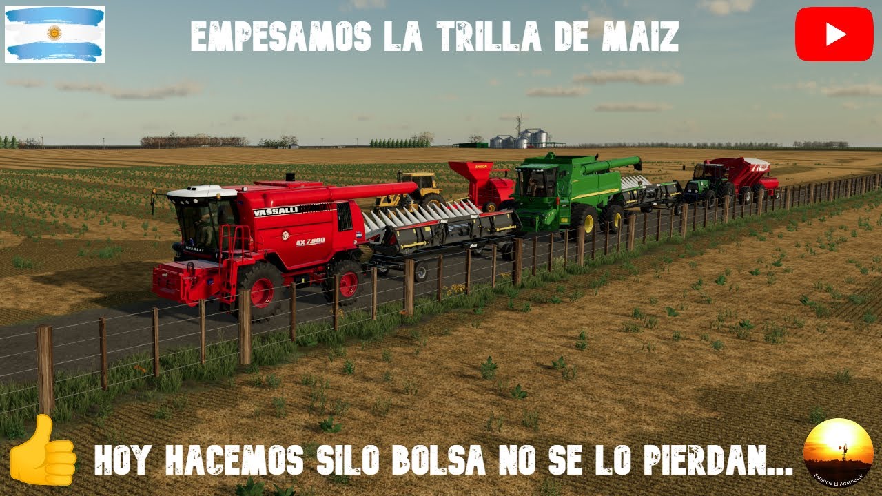 Farming simulator 22 ARG Trilla de maíz