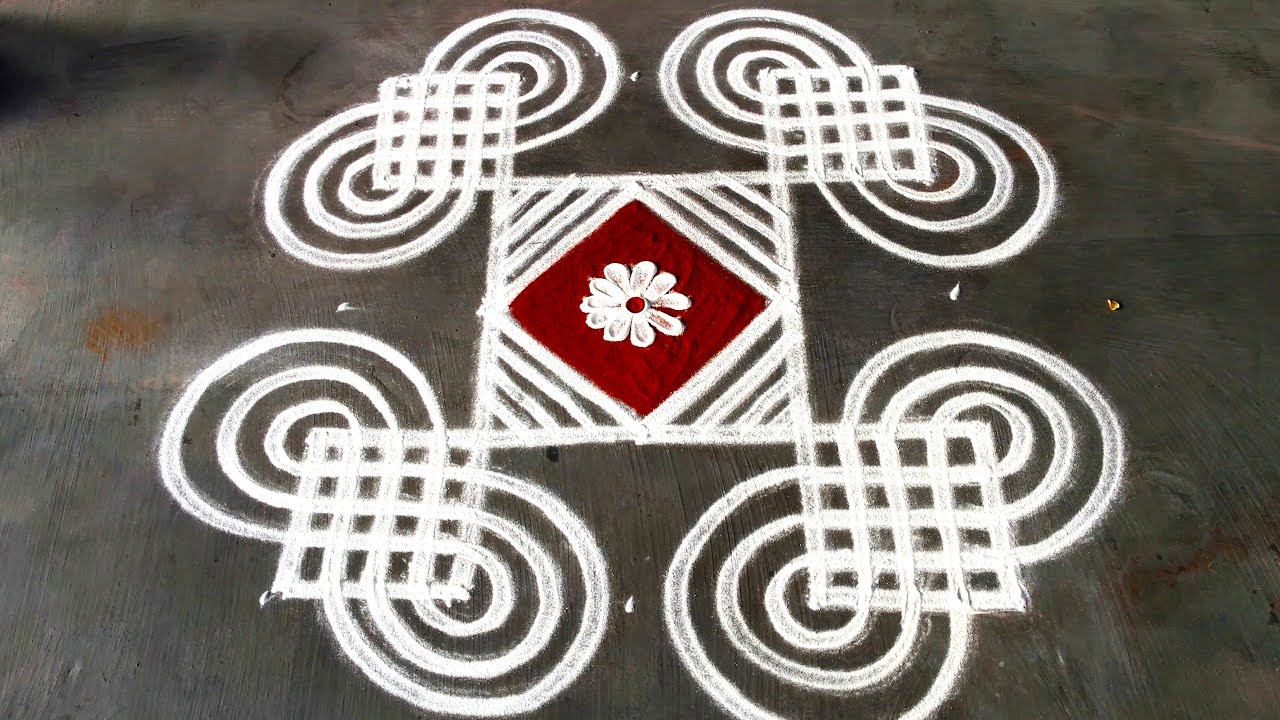 Margazhi Padikolam small🌹Simple unique kolam design🌹Latest dhanurmasam muggulu🌹New year rangolikolam