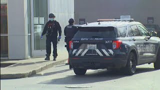 One person shot during bank robbery in Seattle's SoDo neighborhood, suspect still at large