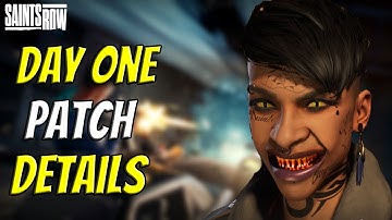 Details For The Huge Day One Patch In Saints Row
