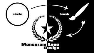 monogram logo design in adobe illustrator| illustrator tutorial | @JA_GRAPHICS